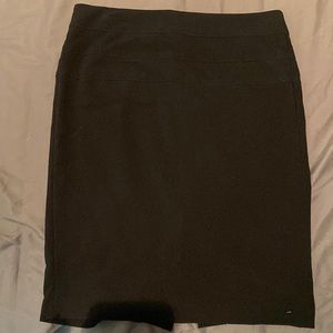 Black pencil skirt